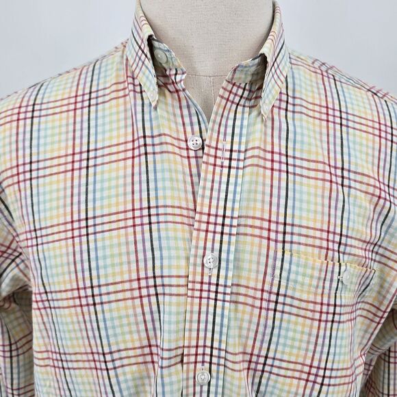 Orvis Other - Orvis Rainbow Check Button Down Long Sleeve Shirt Size M